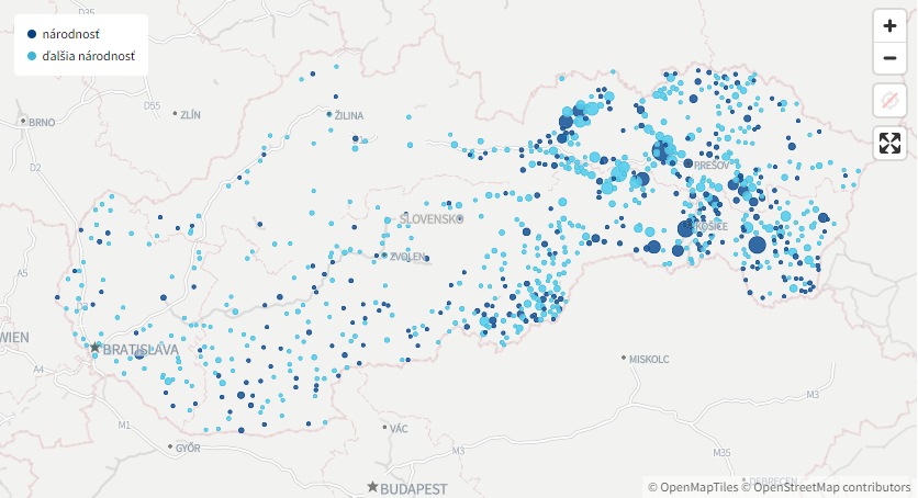 Koľko je na Slovensku Rómov? Medzi atlasom a&nbsp;sčítaním je stále veľká priepasť (+ mapy a&nbsp;grafy)