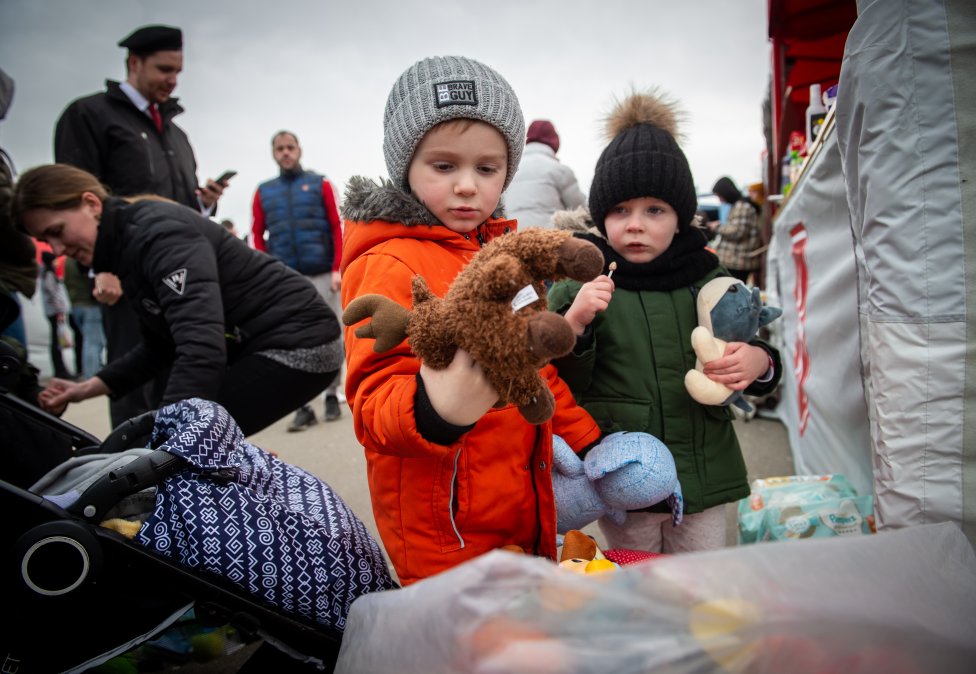 Vojna na Ukrajine sa dotýka aj detí. Z mnohých sú utečenci. Foto - Petr Lazár