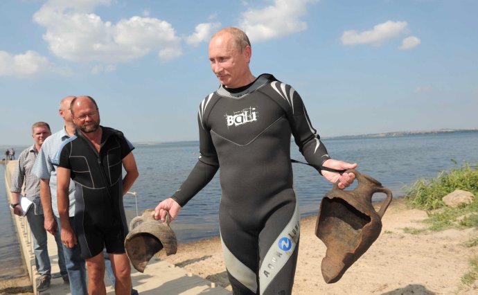Putin potápač. Foto – kremlin.ru