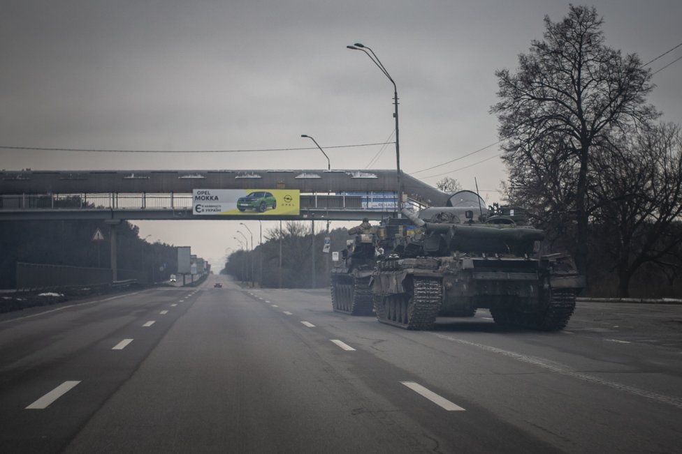 Kyjev a celý región sa pripravujú na hlavný ruský útok. Foto – Deník N/Gabriel Kuchta