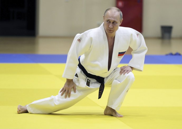 Džudista Putin. Foto - TASR/AP