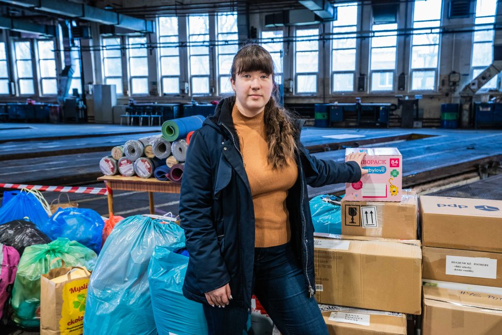 Ukrajinská vedkyňa Anastasiia Stepura pôsobí na Oddelení kompozitných materiálov Ústavu polymérov SAV. Foto – Martin Bystriansky/SAV