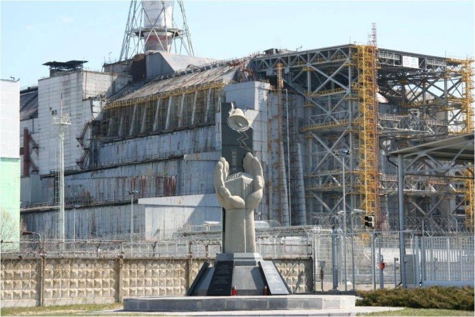 Černobyľská jadrová elektráreň na snímke z roku 2011. Foto – TASR