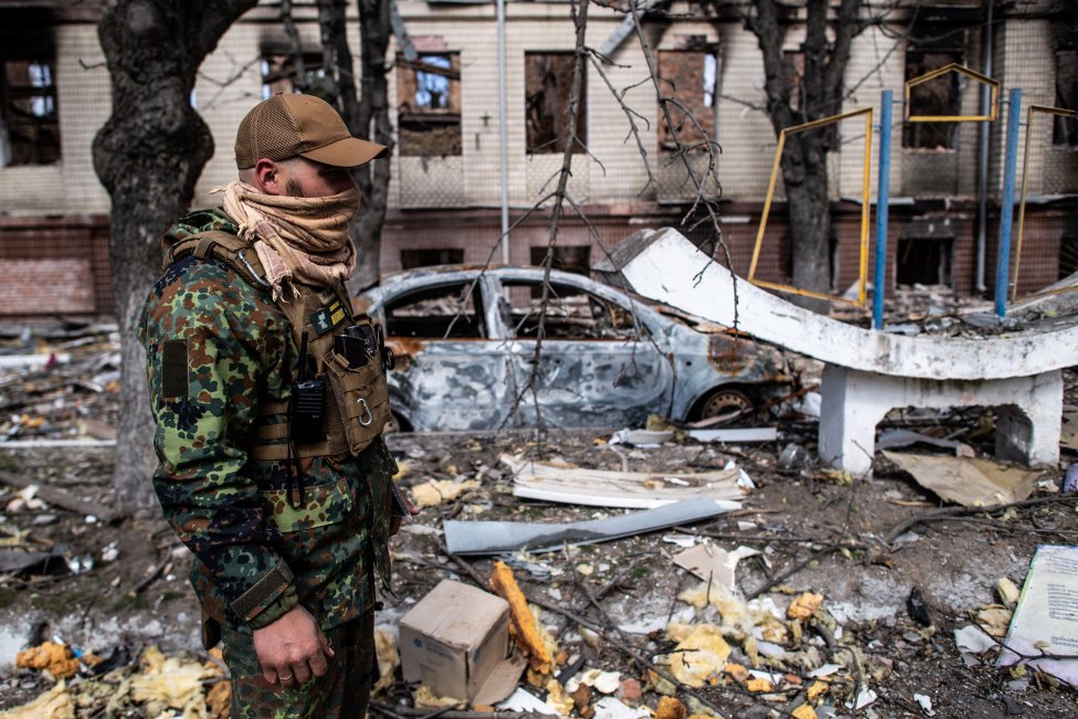 Apokalypsa, hodinu od Kyjeva. Foto N - Vladimír Šimíček
