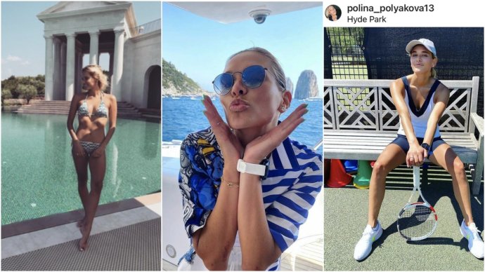 Instagramový feed nevlastnej dcéry Sergeja Lavrova vyzeral ako nikdy nekončiaca dovolenka. Foto - Twitter/Maria Pevchikh