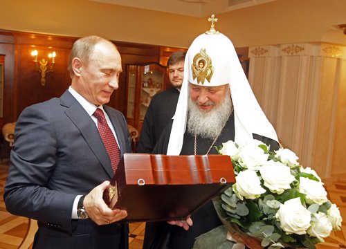 Vlagyimir Putyin és Kirill pátriárka. Fotó - kremlin.ru