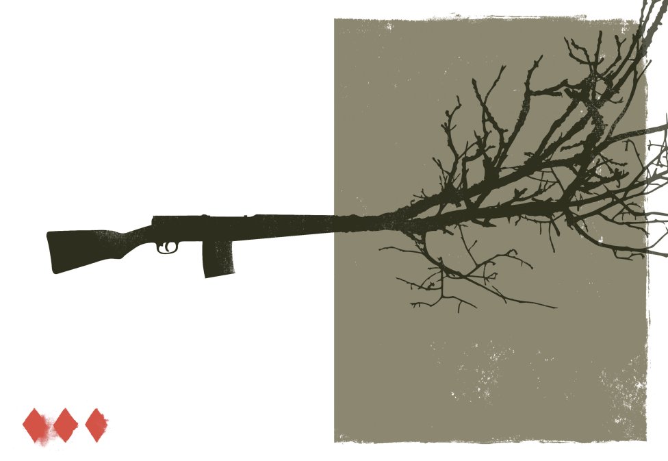 Ilustrácia z románu Zbohom zbraniam © Art Studio Agrafka