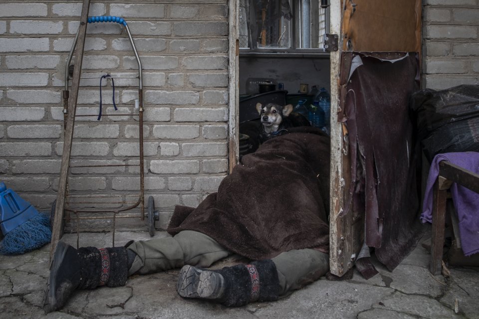Ľudu bezdôvodne zabil ruský snajper 5. marca v ukrajinskej Buči. Foto - Gabriel Kuchta/Deník N