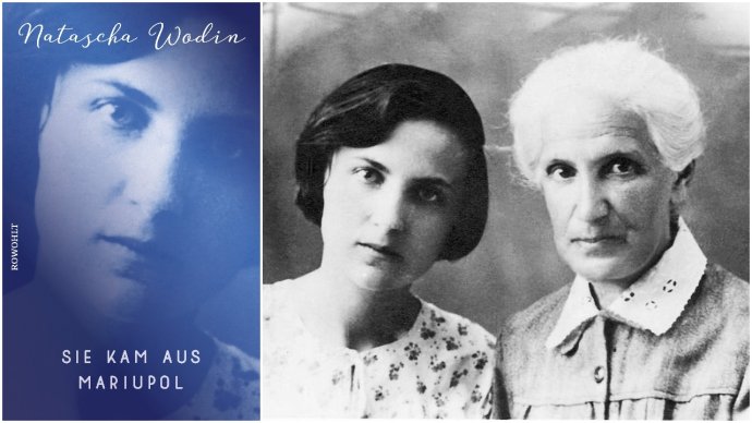 Nemecké vydanie knihy Natasche Wodinovej, vľavo jej matka a stará mama. Foto - archív Natasche Wodinovej