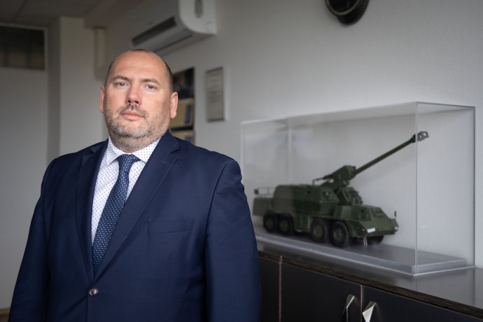 Riaditeľ štátnej firmy Konštrukta Defence Alexander Gurský. Foto N - Tomáš Benedikovič