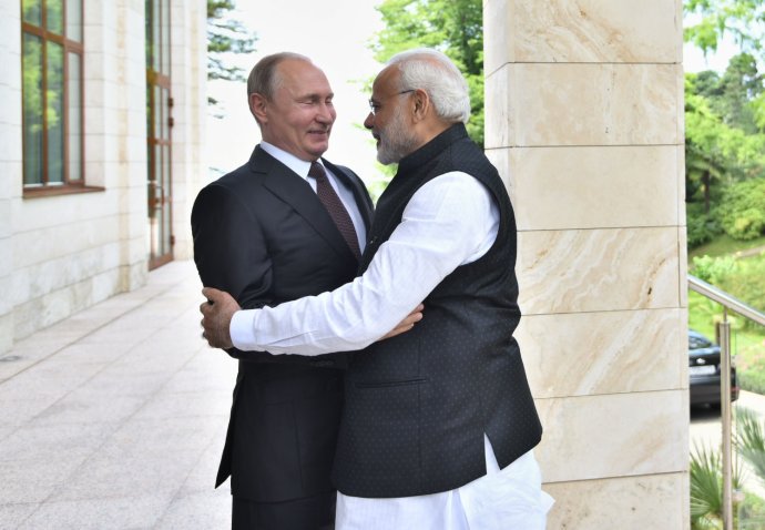 Vladimir Putin a Nárendra Módí. Foto - indická vláda, gov.in