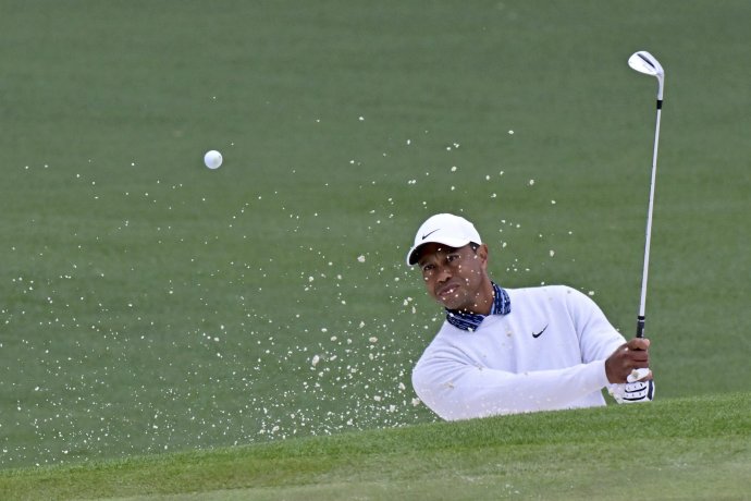 Tiger Woods na Masters. Foto - TASR/AP
