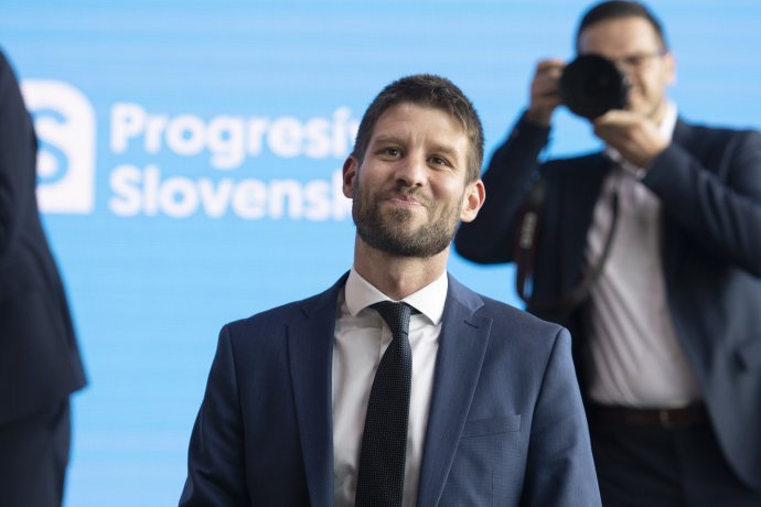 Europoslanec Michal Šimečka po zvolení za predsedu PS. Foto - TASR