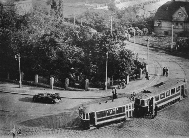 A Heydrich ellen elkövetett merénylet helyszíne. Fotó: wikipedia.org