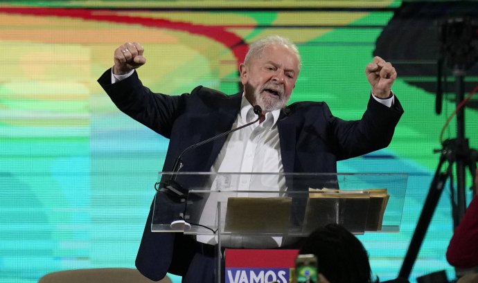 Lula po oznámení kandidatúry. Foto - TASR/AP