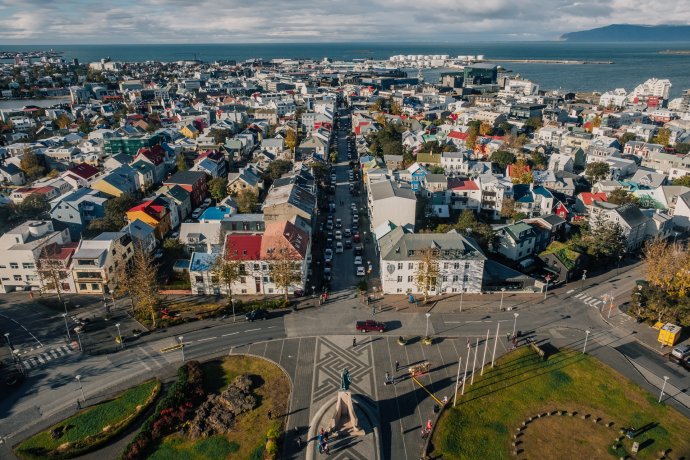 Reykjavík zhora. Foto - David Konečný
