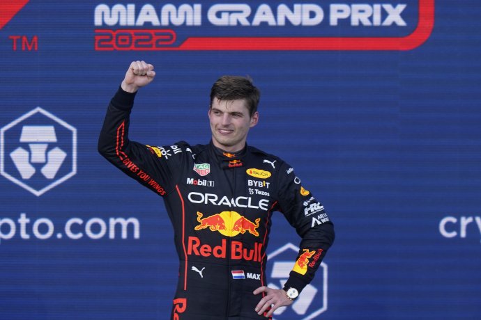 Max Verstappen vyhral prvú Veľkú cenu v Miami. Foto - TASR/AP