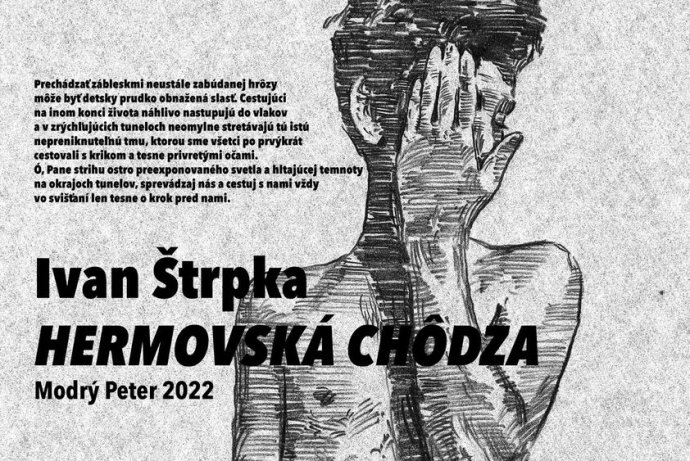 Detail plagátu k novej zbierke Ivana Štrpku. Foto - Modrý Peter