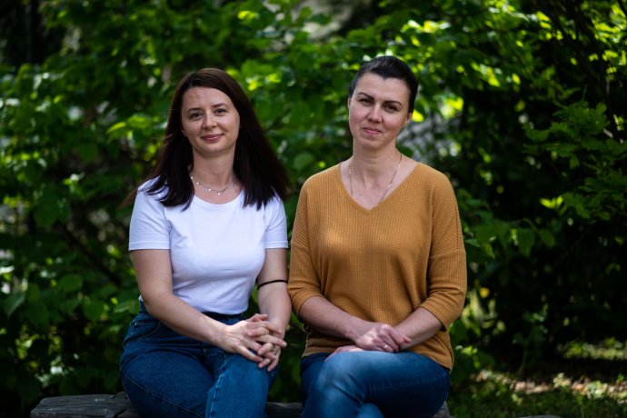 Viktoria Stasiv a Natalia Biloskurskaja. Foto N - Vladimír Šimíček