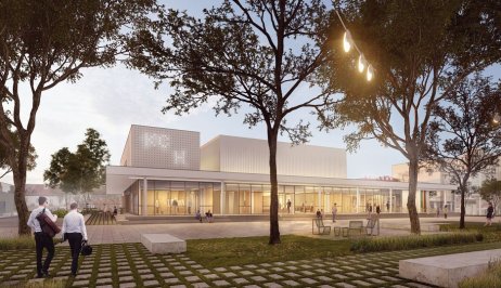 Víťazný návrh na premenu kina Hviezda v Trnave. Foto – vizualizácia
