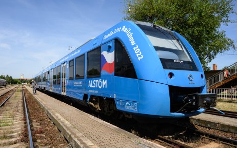 Vodíkový vlak od Alstomu. Foto – TASR