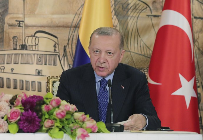 Turecký prezident Recep Tayyip Erdoğan. Foto - TASR/AP