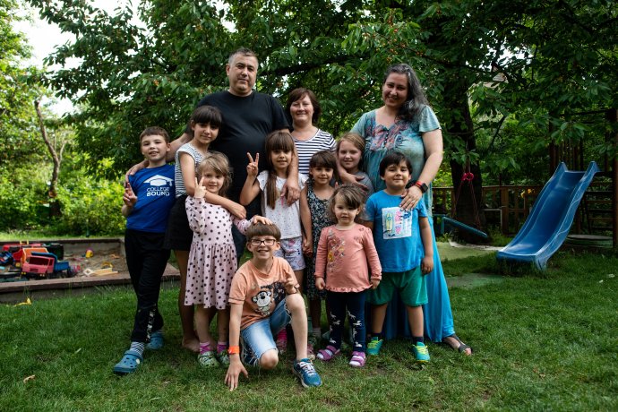 Ukrajinská rodina v Limbachu. Foto N - Vladimír Šimíček