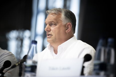 Orbán Viktor Tusványoson. Fotó - MTI