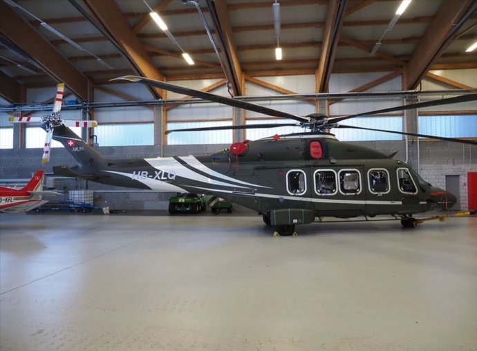 Vrtuľník AW 189, ktorý od firmy Heliopol kúpilo ministerstvo vnútra. Foto - Heliopol