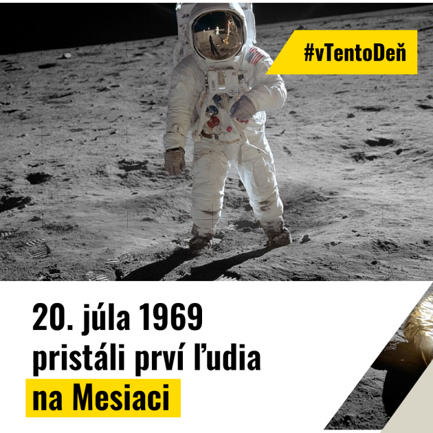 V tento deň roku 1969 pristáli prví ľudia na Mesiaci