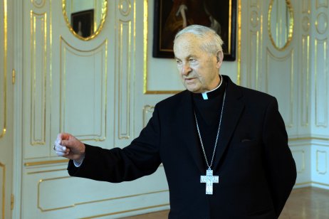 Kardinál Jozef Tomko na snímke z roku 2014. Foto – TASR