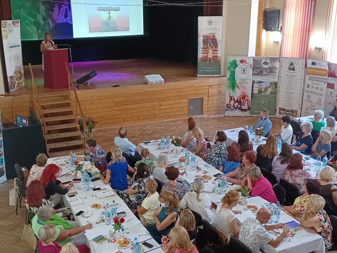 Az érésekújvári konferencián 130 óvodavezető vett részt. Fotó - Ibos Emese