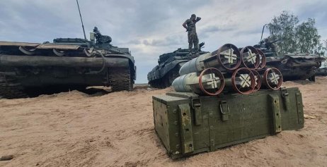 Ukrajinské tanky počas oddychu. Foto – ukrajinský generálny štáb
