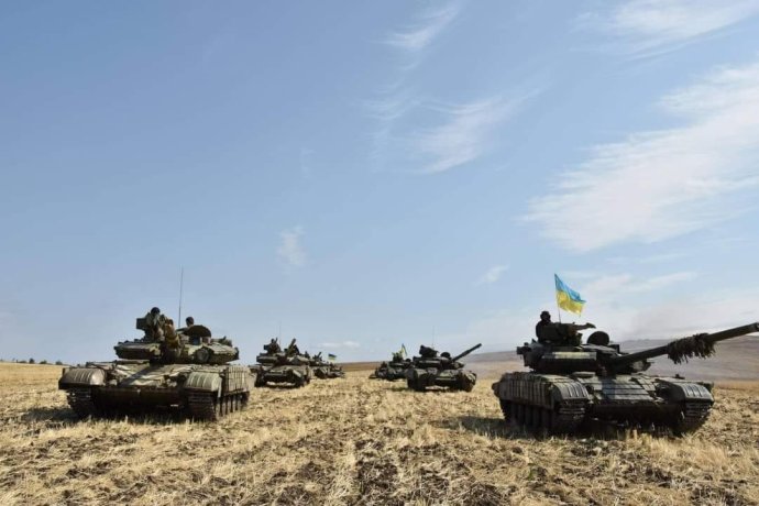 Ukrajinské tanky. Foto - Ministerstvo obrany Ukrajiny