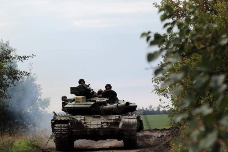 Ukrajinci posilňujú jednotky útočiace na Lyman o ďalšie tanky. Ilustračné foto – generálny štáb Ukrajiny
