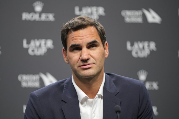 Roger Federer mal v stredu poslednú tlačovku v pozícii aktívneho tenistu. Foto TASR/AP