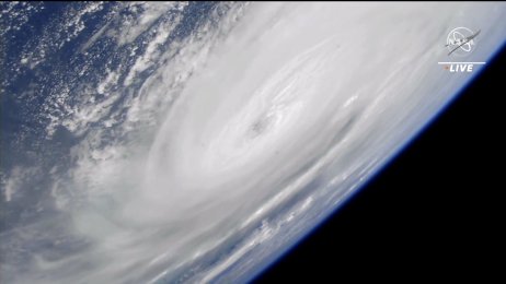 Hurikán Ian na zábere z ISS. Foto – TASR/AP