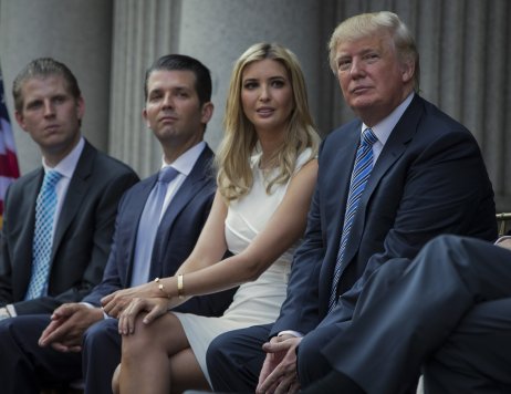 Donald Trump so svojimi deťmi. Foto – tasr/ap