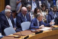 Sergej Lavrov v Bezpečnostnej rade OSN. Foto - TASR/AP