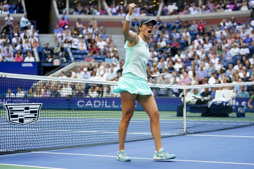 Iga Świąteková s prvým titulom na US Open. Foto - TASR/AP