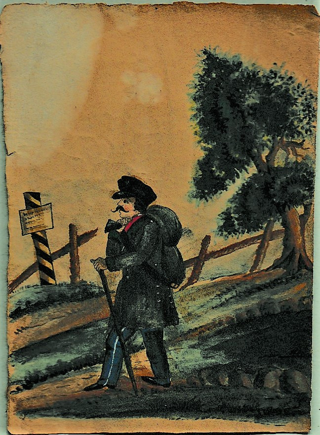 Zo zápisníka neznámeho dezertéra, prvá pol. 19. stor. Foto – zbierka autora