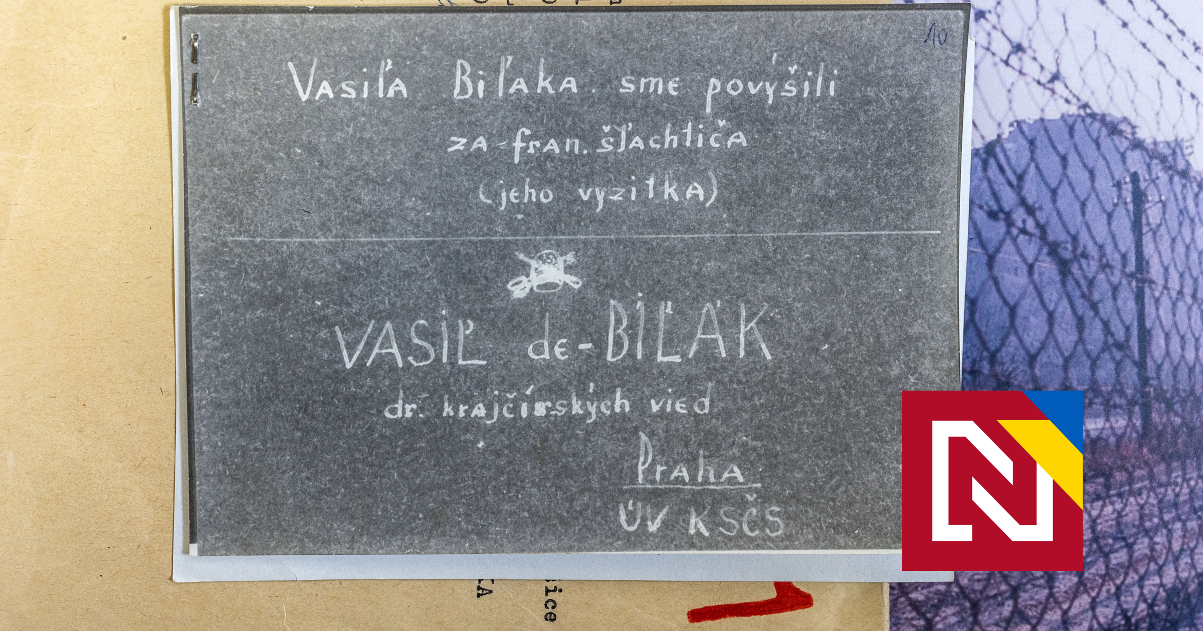 Il a transformé le communiste Biľak en noble avec le titre de-Biľak.  Ils ont enquêté sur la blague comme diffamation de l’État