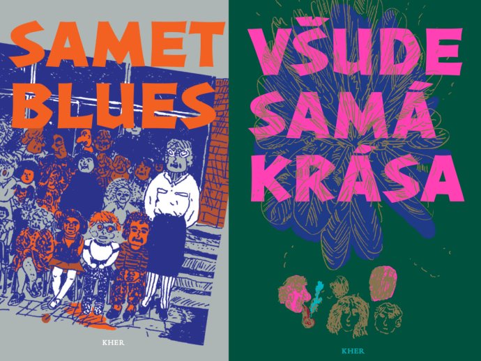 Knihy Samet Blues a Všude samá krása vydalo české vydavateľstvo rómskej literatúry Kher. Foto - kher.cz