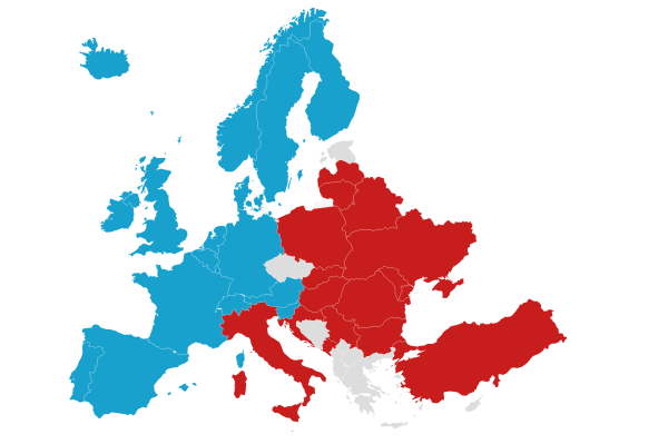 Slovensko zostáva na Východe. V&nbsp;právach LGBTI+ sme sa vybrali opačným smerom ako západná Európa (mapy)