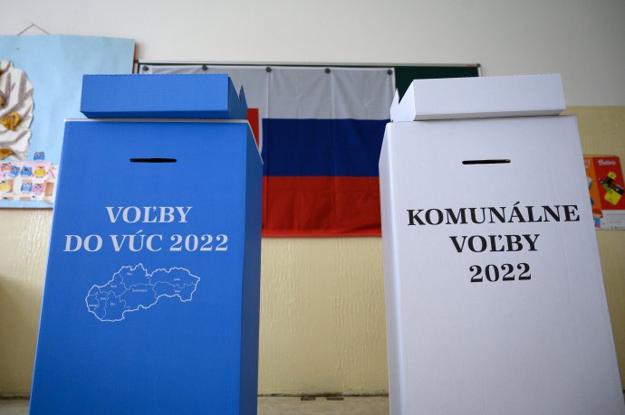 Komunálne a župné voľby 2022. Foto - TASR/AP