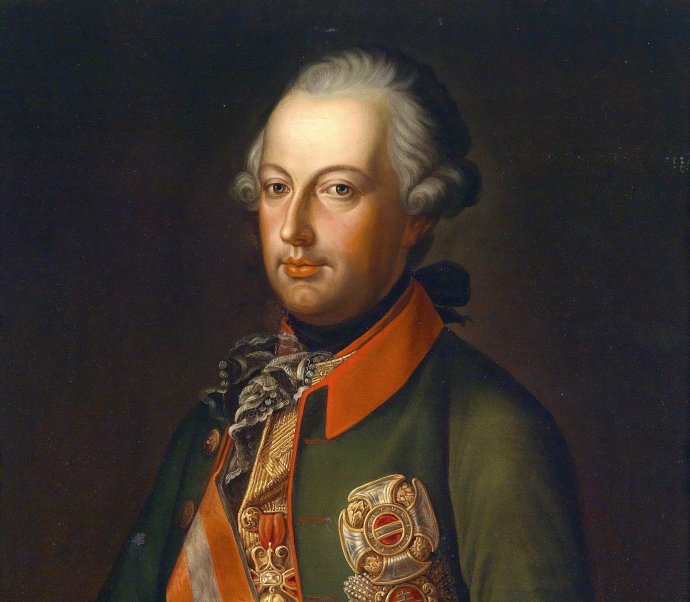 II. József 1780 körül. Ismeretlen festő műve. Forrás - wikimedia.org