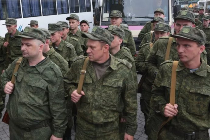 Mobilizovaní muži z okupovaného Krymu. Ilustračné foto - Getty Images
