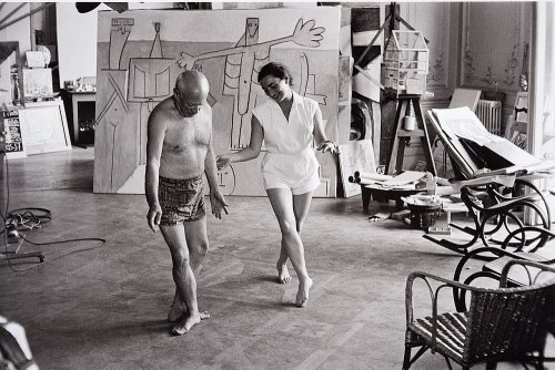 Picasso tancuje s Jacqueline 1957. Foto – David Douglas Duncan
