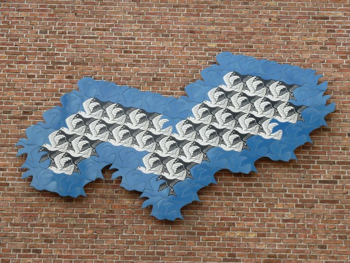 Escher madarai. Fotó - Wikipédia, Bouwe Brouwer