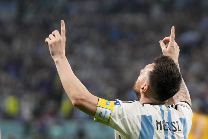 Messi betalált az 1000. mérkőzésén. Fotó - TASR/AP